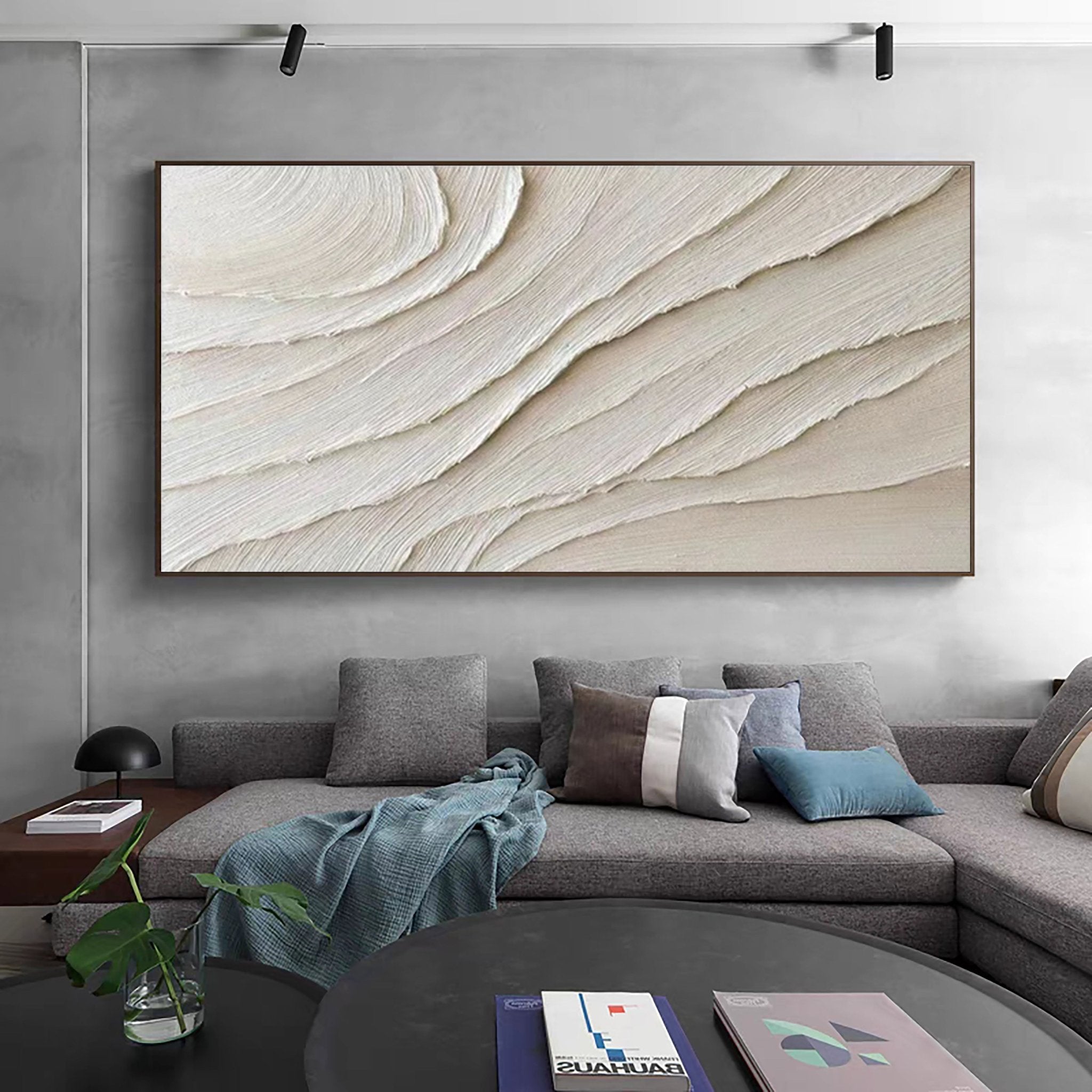 3D Heavy Texture Minimalist Oil Painting CZ0069 - Viral Wall Art